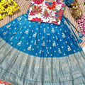 Kid's Viscose Crepe Lehengas