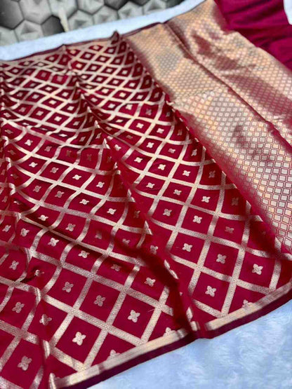 Banarasi Tapeta Soft Silk Sarees