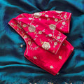 Fancy space silk handwork saree – colour 3 – Arhas Couture