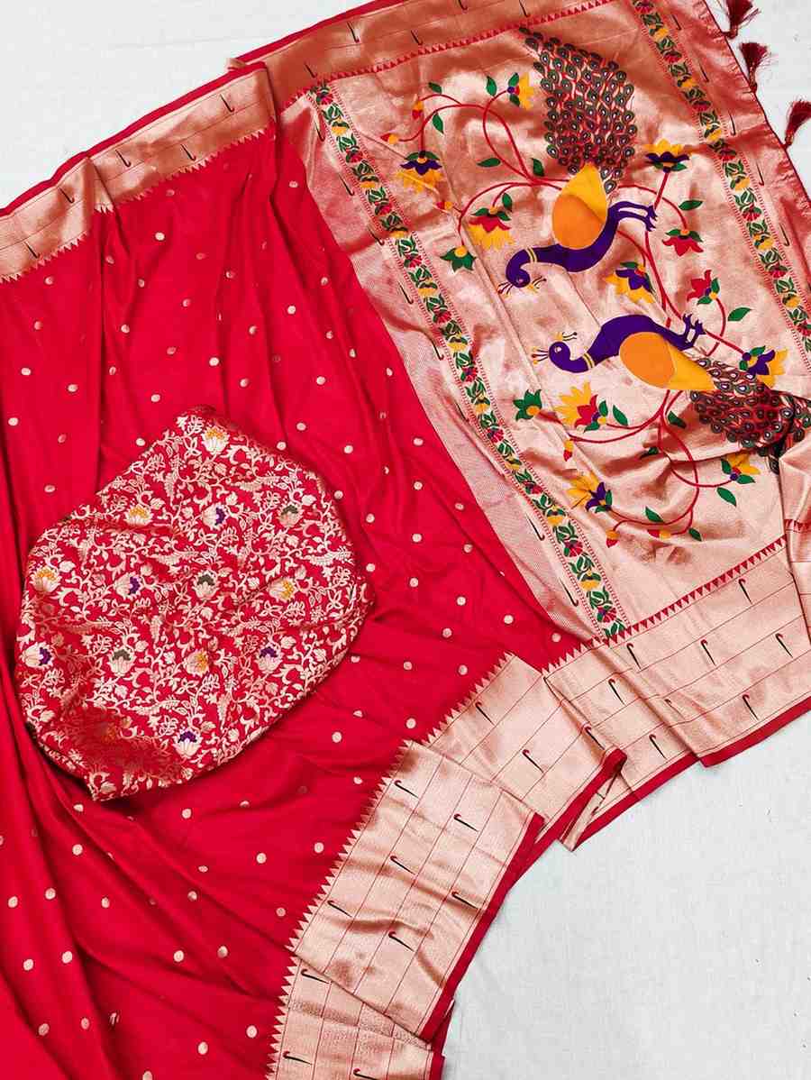 Fancy Paithani saree – colour 2 – Arhas Couture