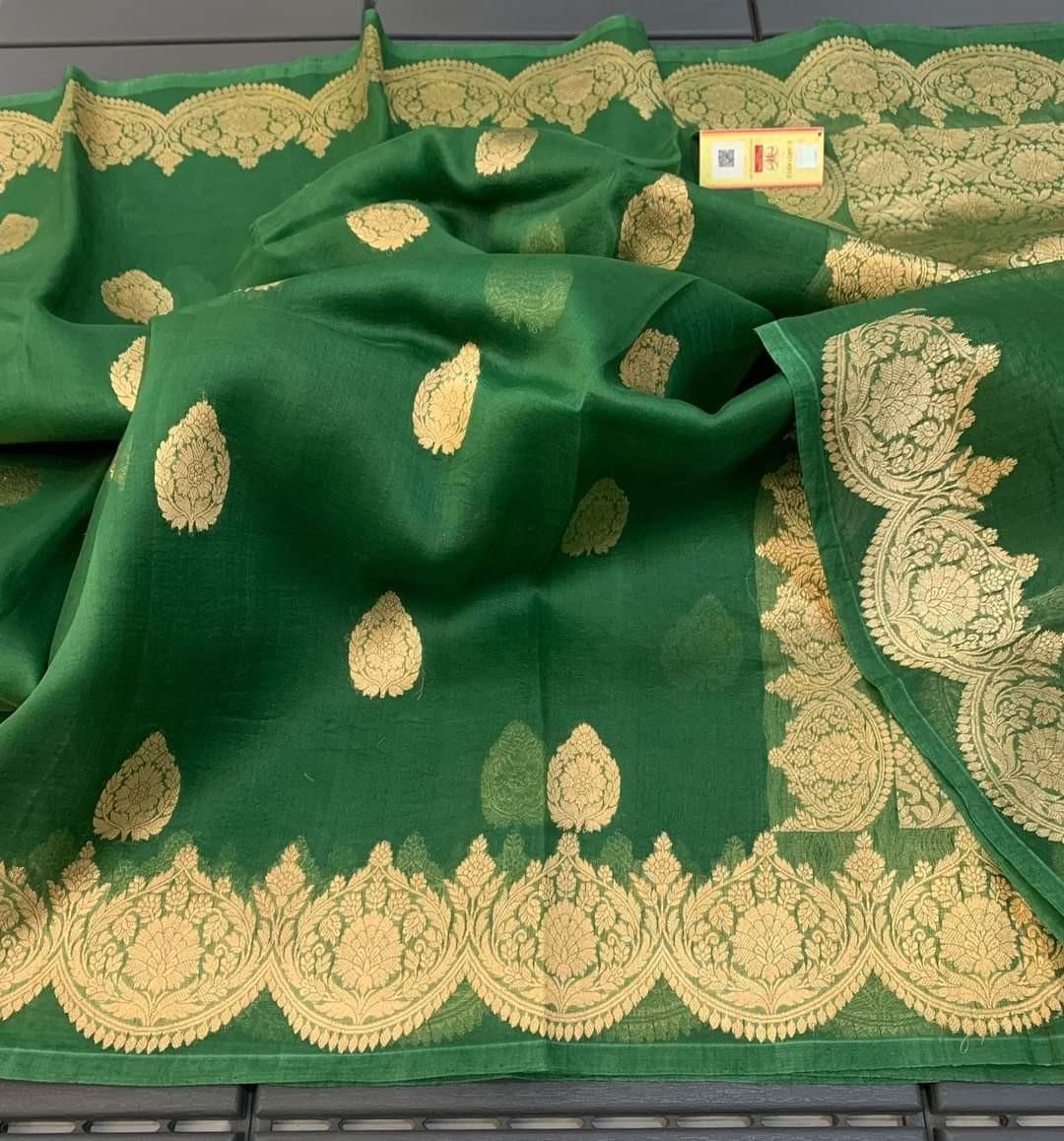 Banarasi Kora Organza Sarees