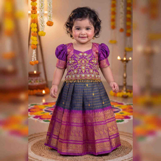 AC's Semi Kanchi Silk Family Outfits