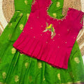 Kid's Banarasi Silk Lehenga