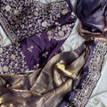 Fancy space silk ready-to-wear saree – colour view – Arhas Couture