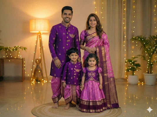 Banarasi Silk Family Outfits