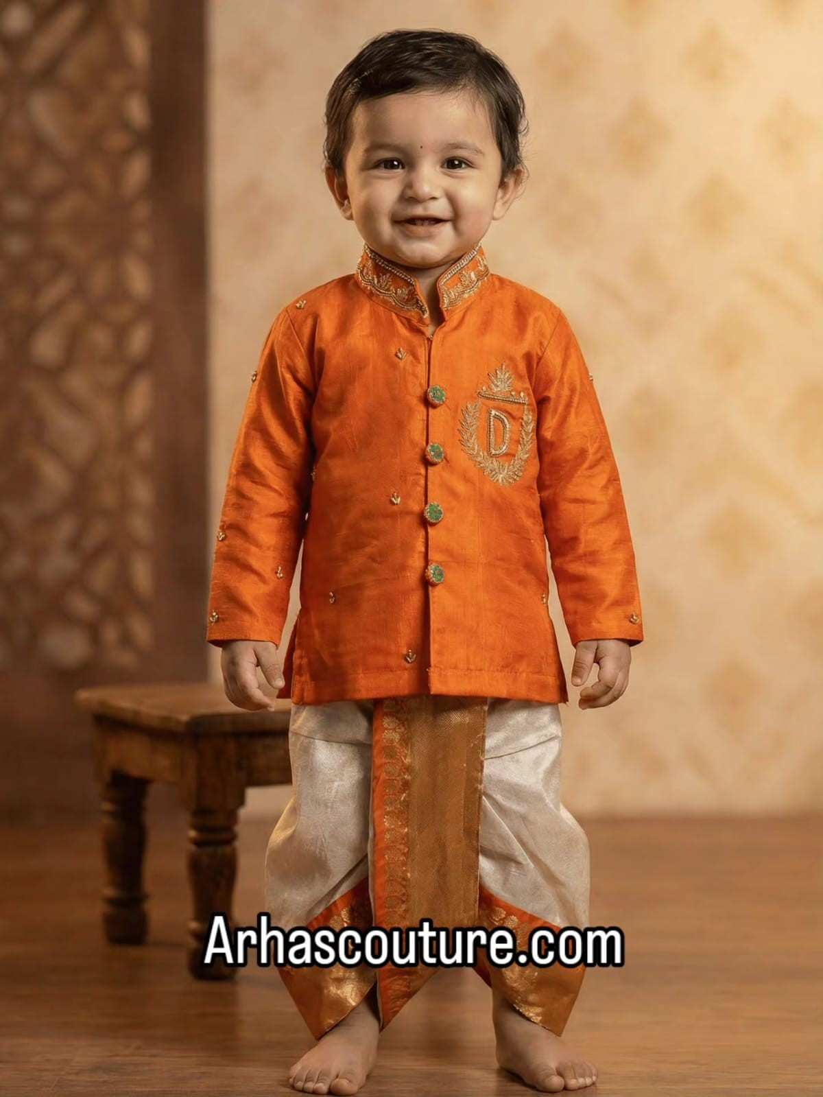 Semi Kanchi family outfits by Arhas Couture