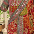 Fancy floral Georgette saree – colour 2 – Arhas Couture