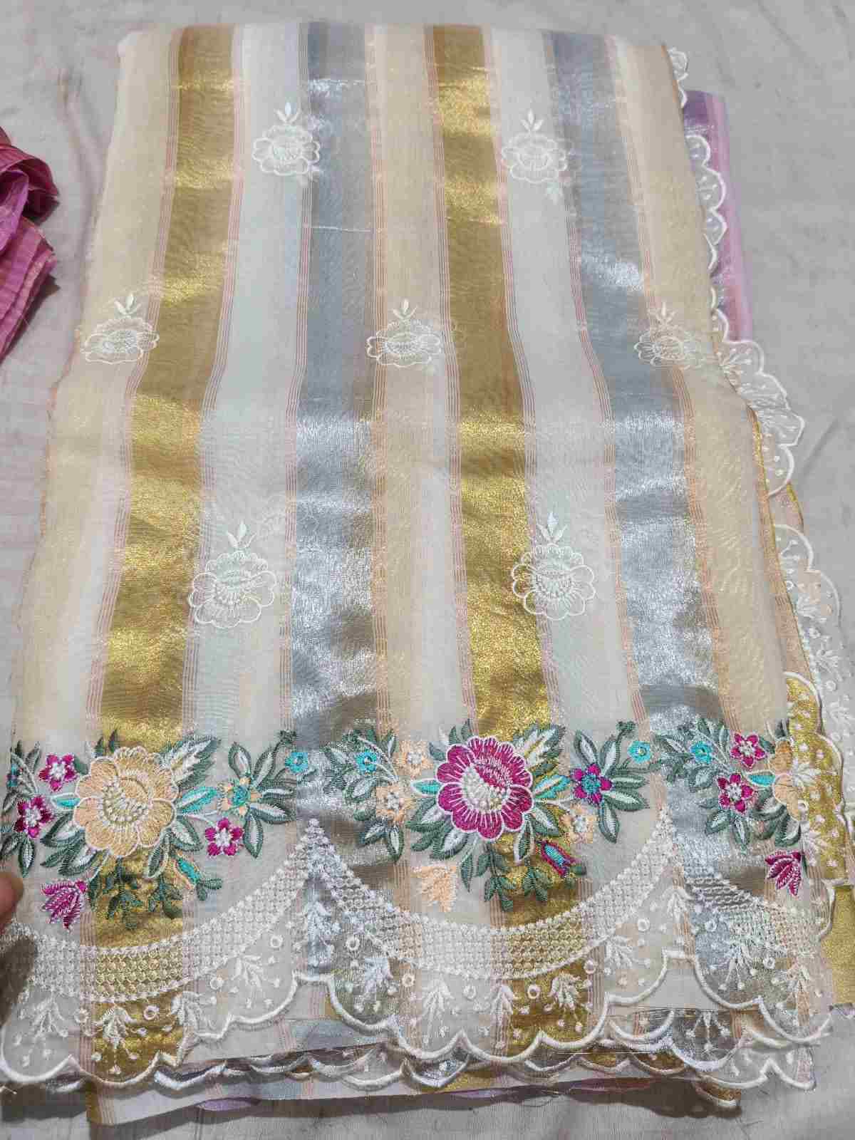 Semi Kora Tissue Silk Sarees