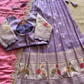 Viscose Tissue Silk Lehengas