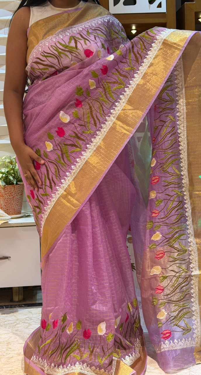 AC's Kora Banarasi Tissue Saree