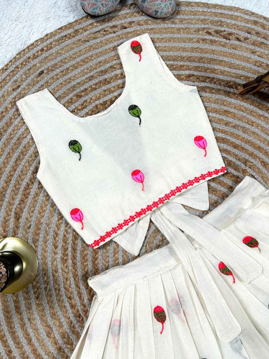 Kid's Soft Cotton Lehenga