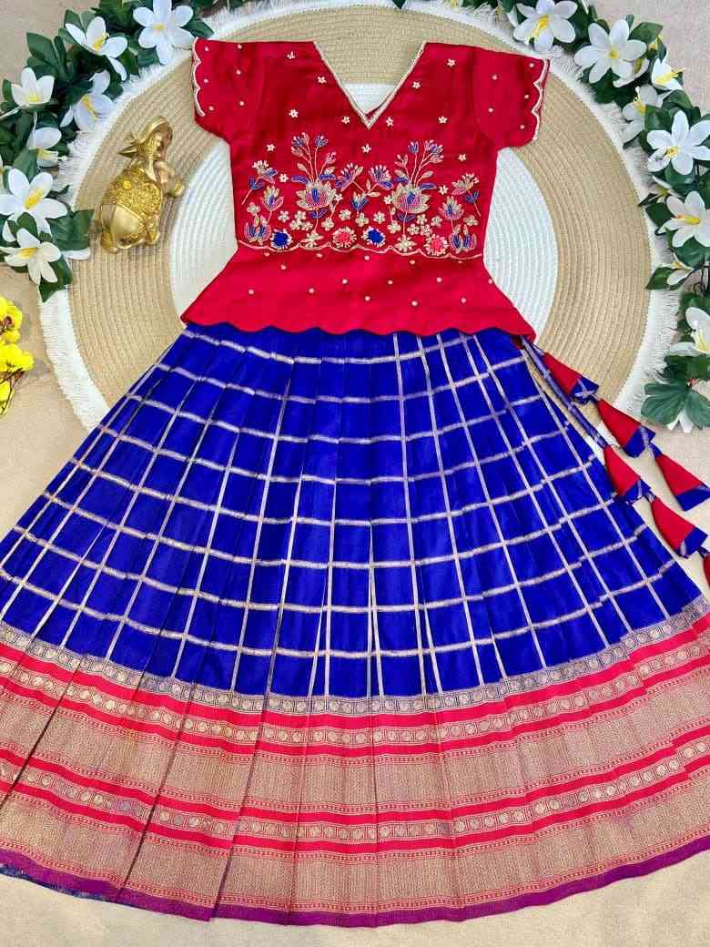 Kid's Soft Silk Lehengas