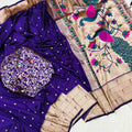 Fancy soft Paithani silk sarees by Arhas Couture