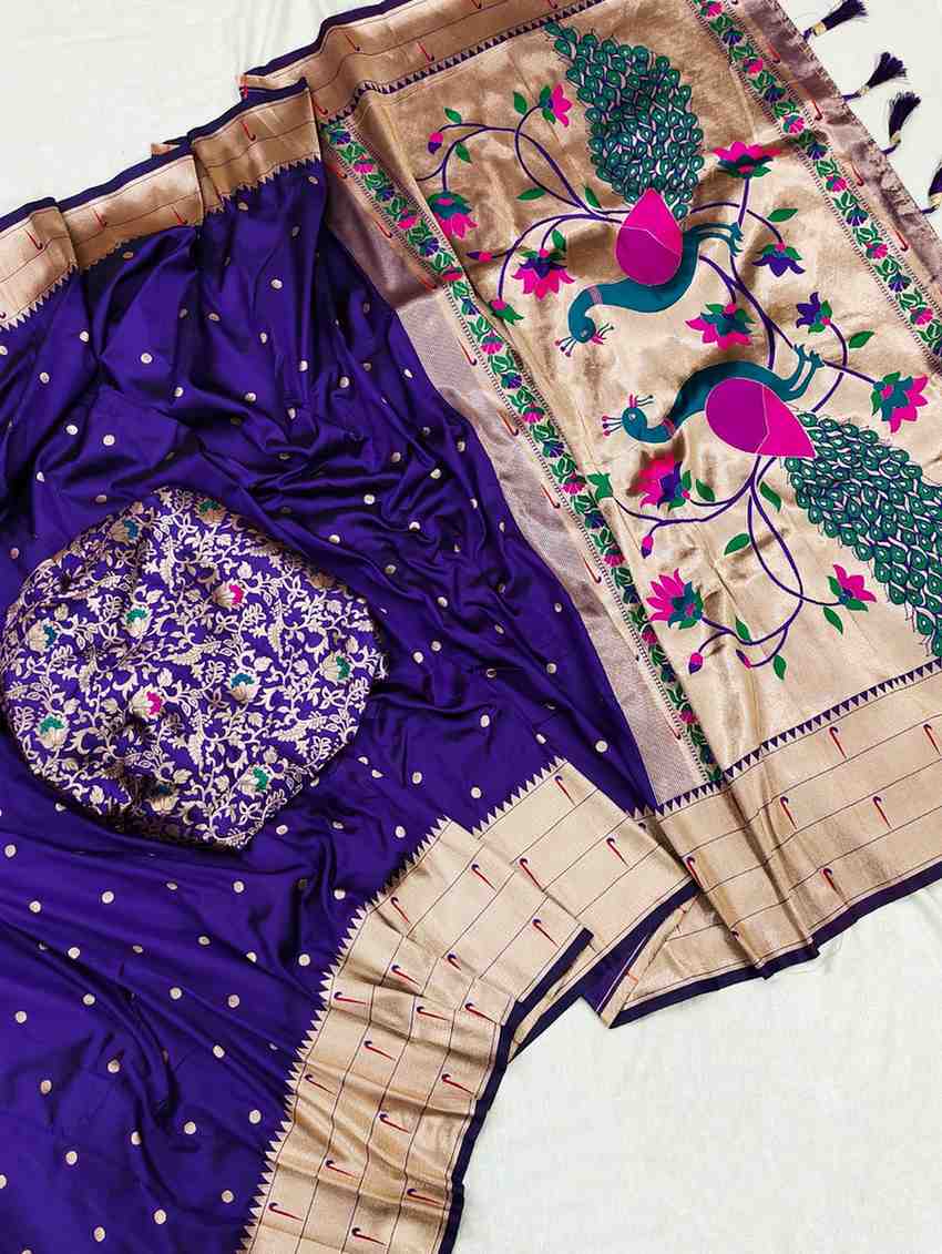 Fancy soft Paithani silk sarees by Arhas Couture
