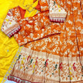 Paithani Tissue Silk Lehengas