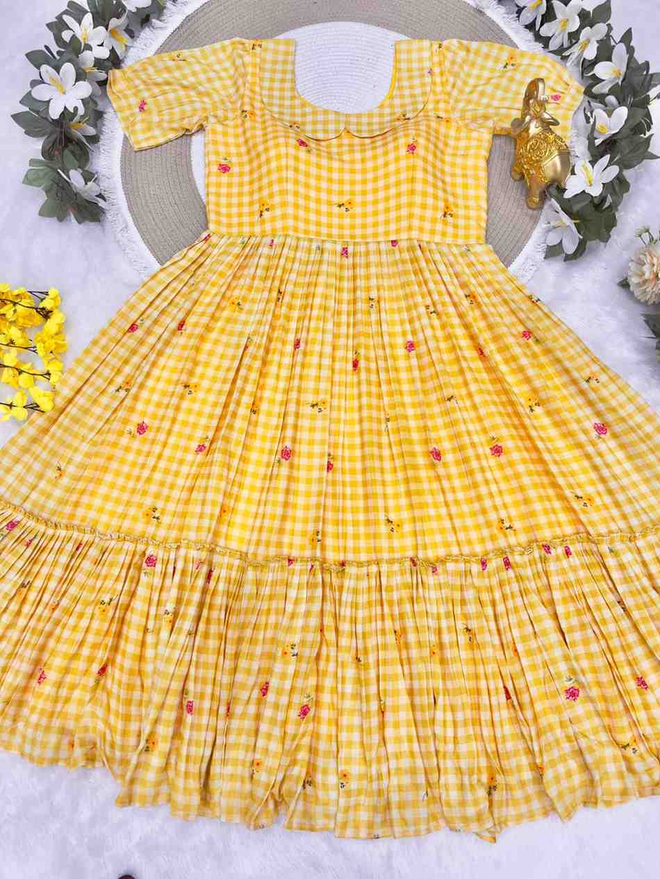 Fancy Chanderi gown – colour 2 – Arhas Couture