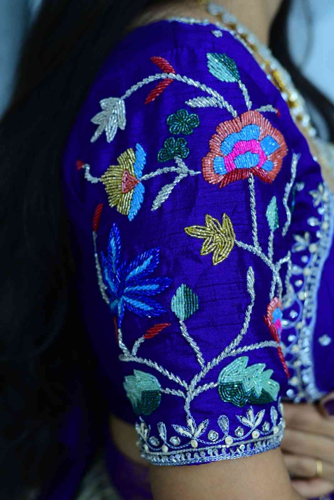 Semi Kanchipuram Silk Family Combo