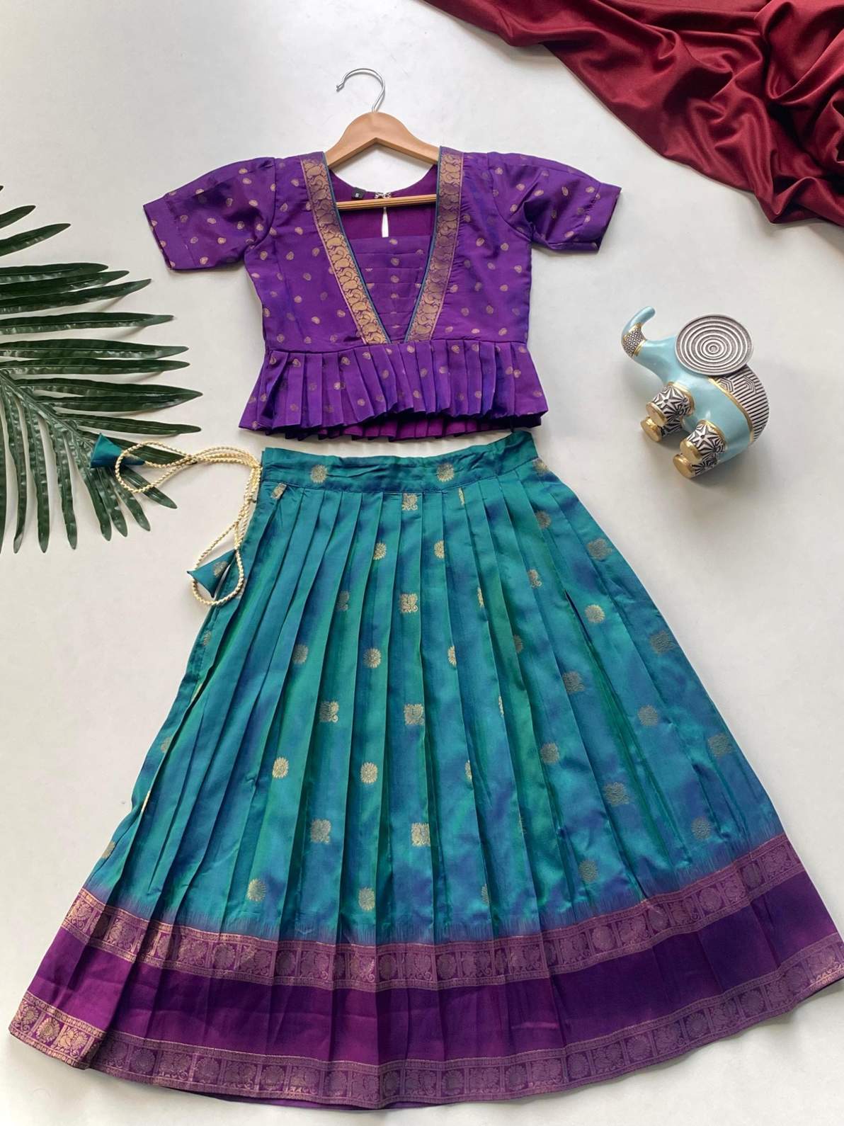 Kid's Soft Silk Lehengas