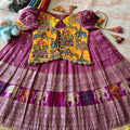 Kid's Tissue Lehengas