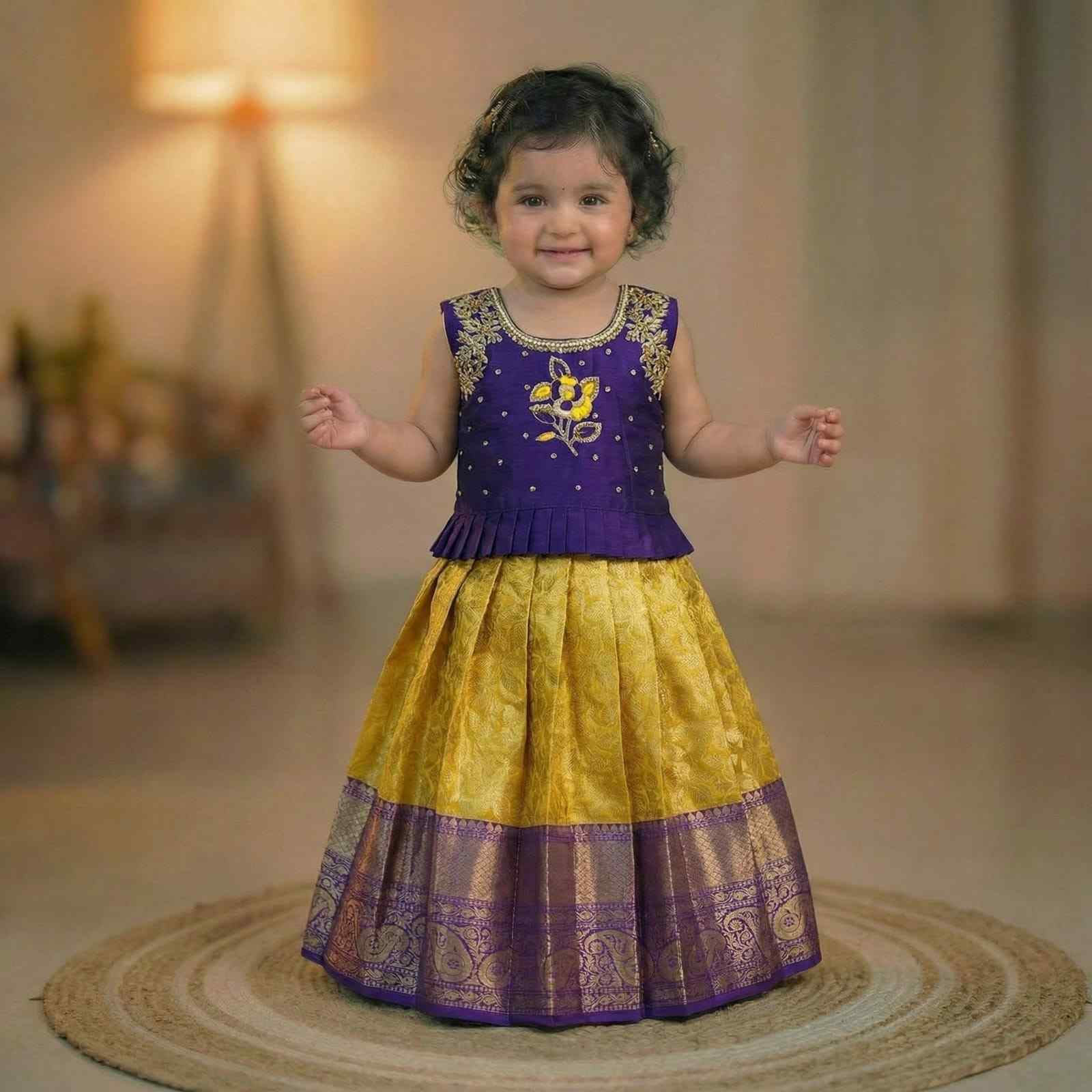 Semi Kanchi family outfit – colour 1 – Arhas Couture