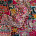 Fancy multi-colour Ajrakh sarees by Arhas Couture