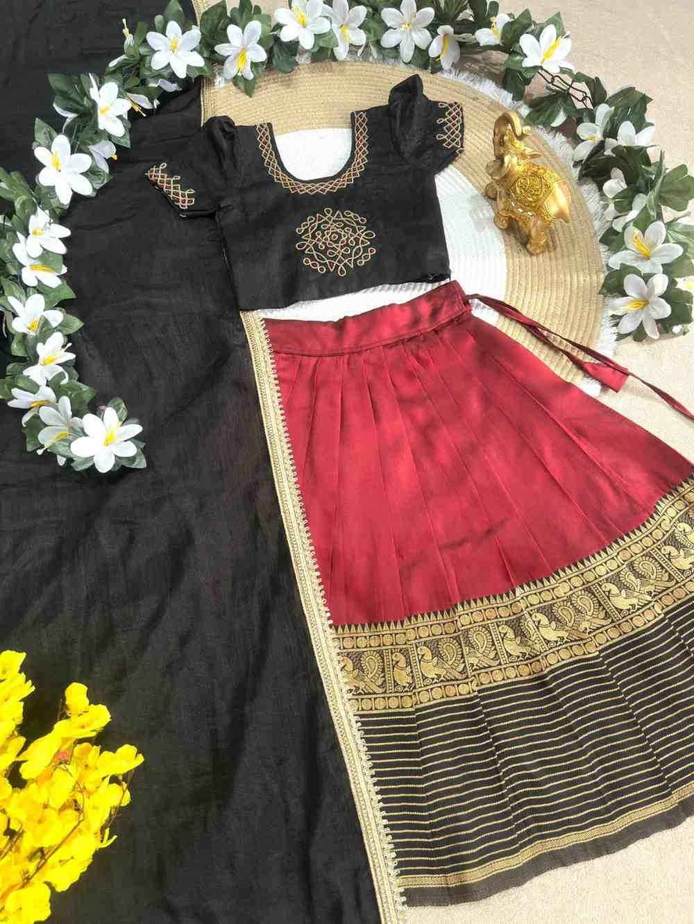 Kid's Premium Silk Lehenga