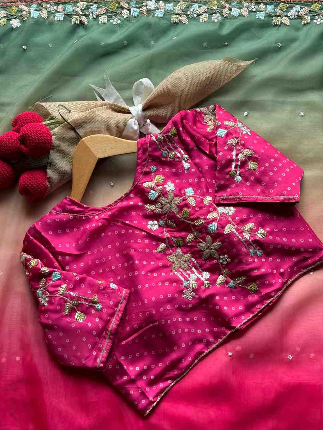Fancy Tabi silk saree – colour 3 – Arhas Couture
