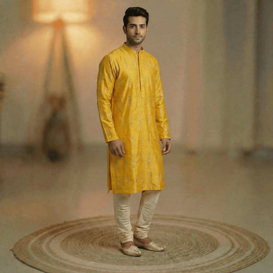 Chanderi silk family outfit – colour 2 – Arhas Couture