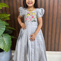 Kid's Roman Cotton Silk Gowns