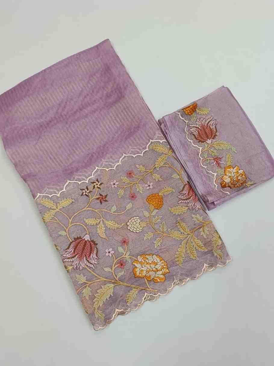 Kora Organza Floral Sarees