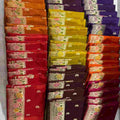 Floral Tussar Silk Sarees