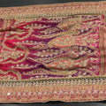Fancy Ajrakh Chinnon silk sarees by Arhas Couture