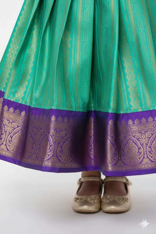 Kid's Semi Kanchi Pattu Gown