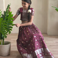 Kid's Kanchi Silk Lehengas