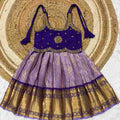 Kid's Semi Kanjeevaram Frock