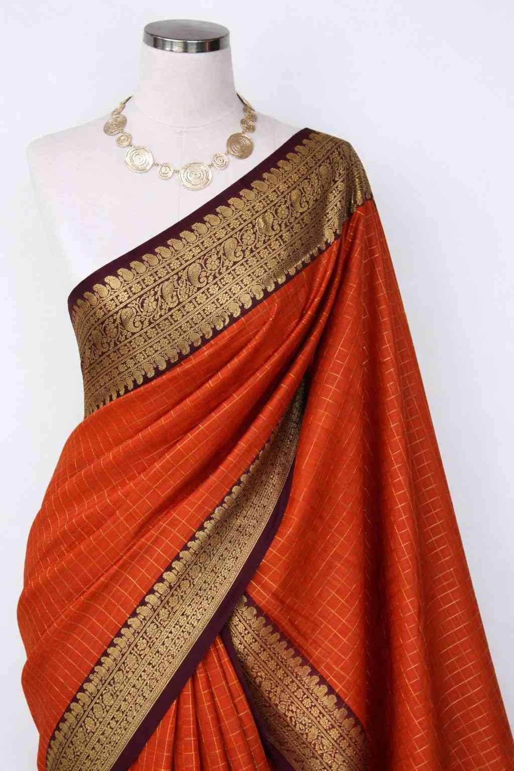 Fancy Banarasi Kota saree – colour view – Arhas Couture