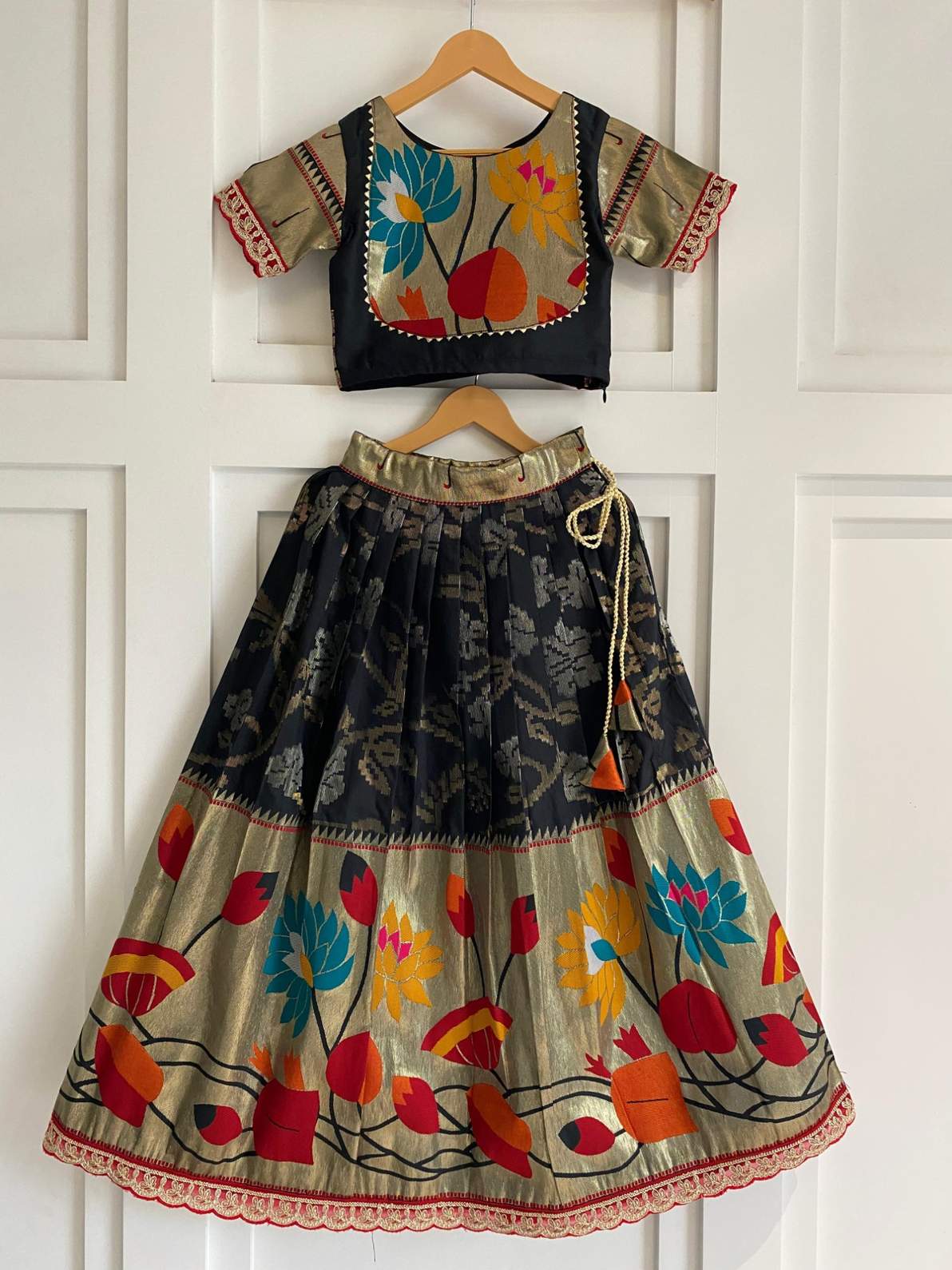 Kid's Silk Blend Lehengas