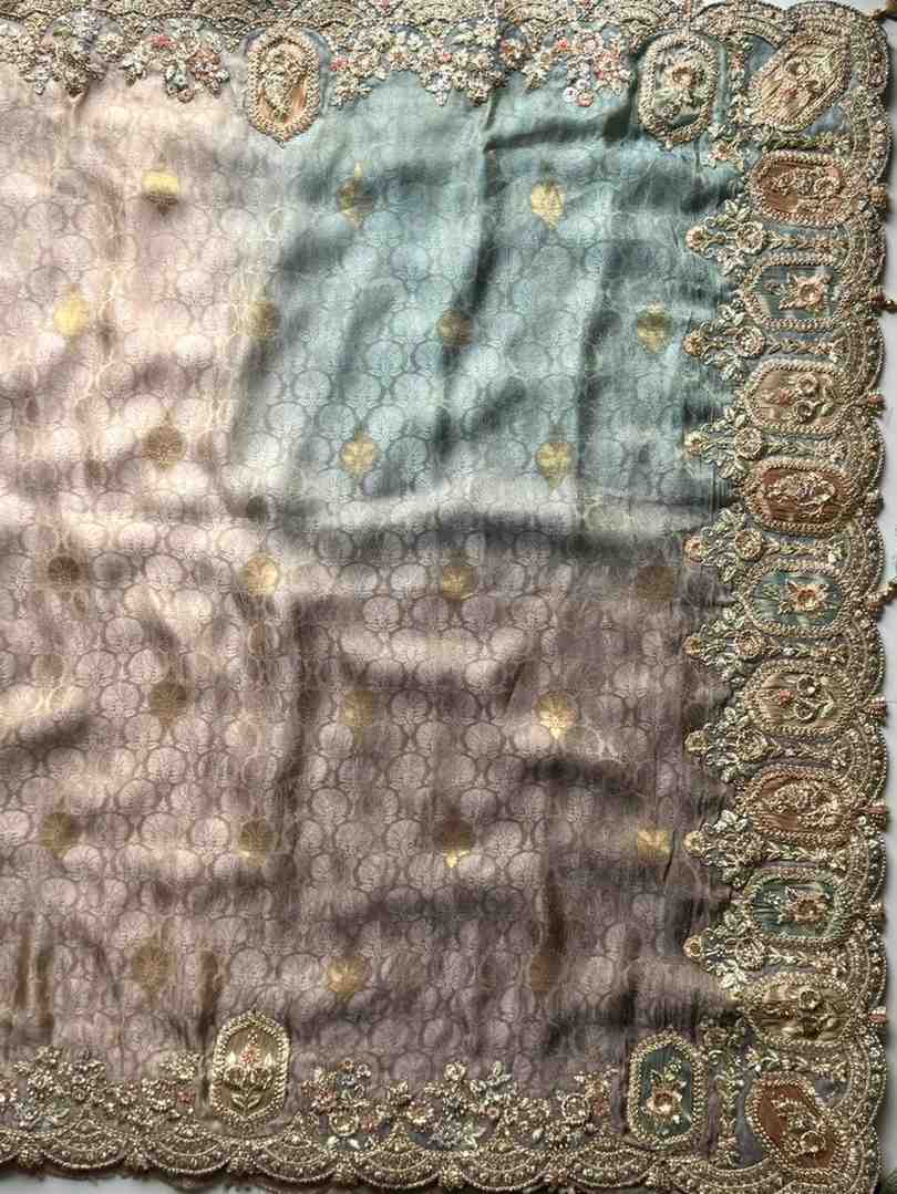 Fancy 2-tone Dola silk sarees by Arhas Couture