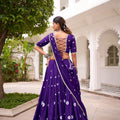 Chanderi Bhandini Lehengas