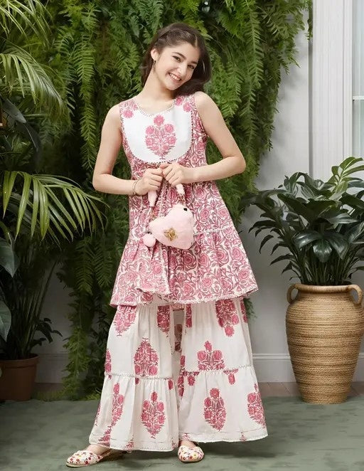 Kid's Cotton Sharara Sets
