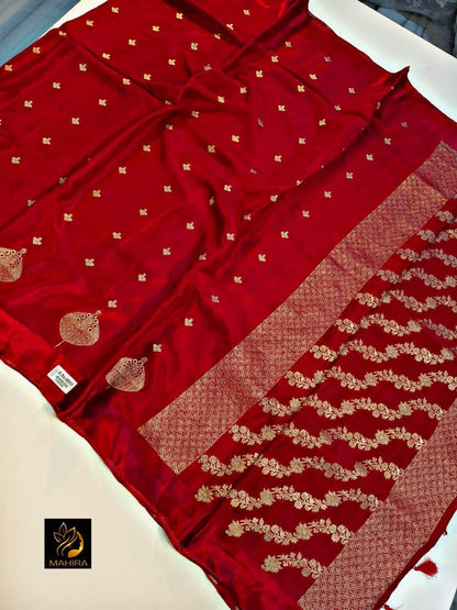 Banarasi Semi Katan Sarees