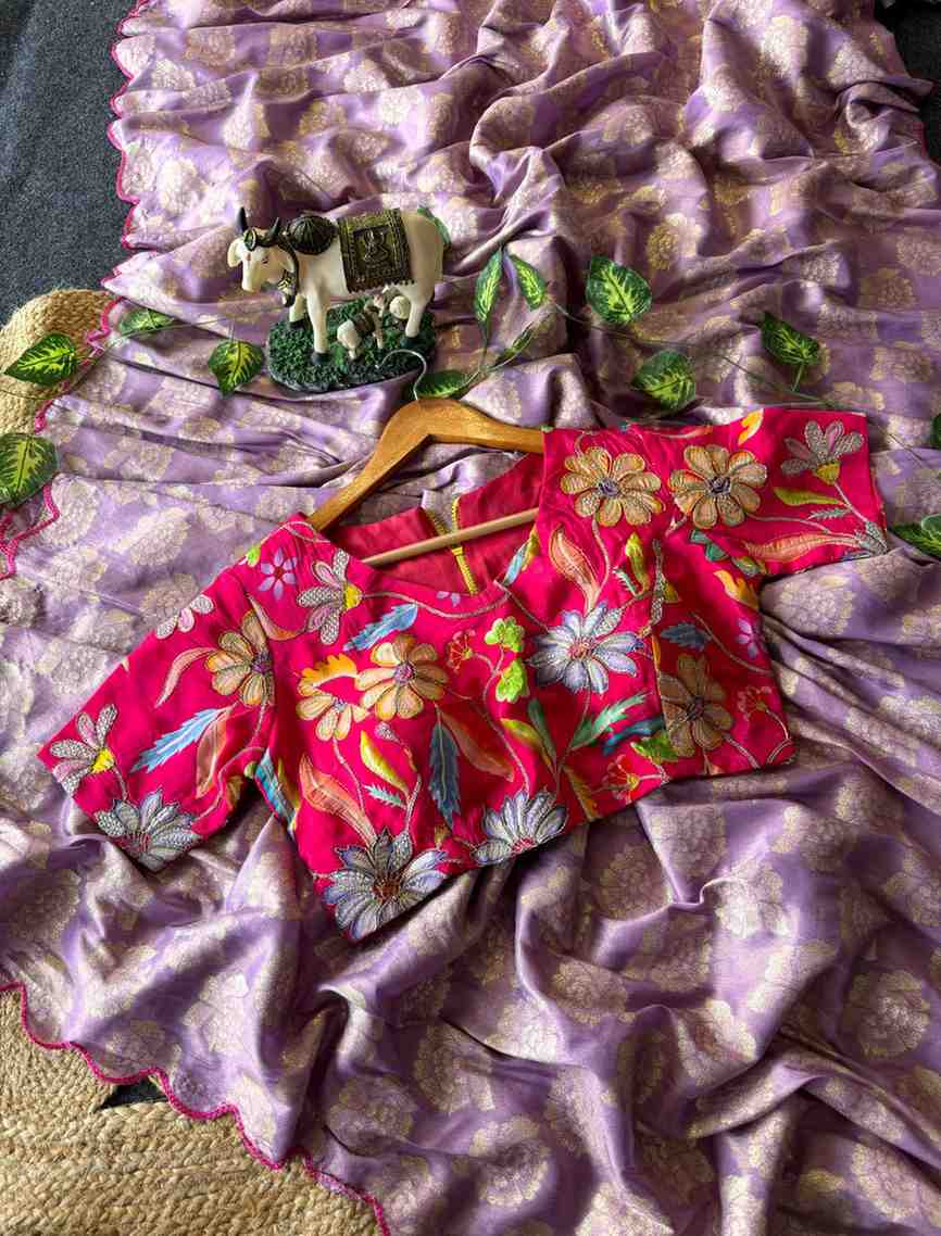 Viscose Tissue Silk Saree
