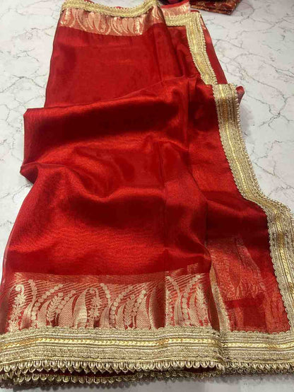 Semi Tissue Banarasi Sarees