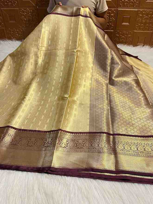 Banarasi Semi Katan Silk Saree