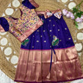 Kid’s Paithani Muniya Lehengas