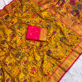 Soft Tissue Paithani Silk Sarees