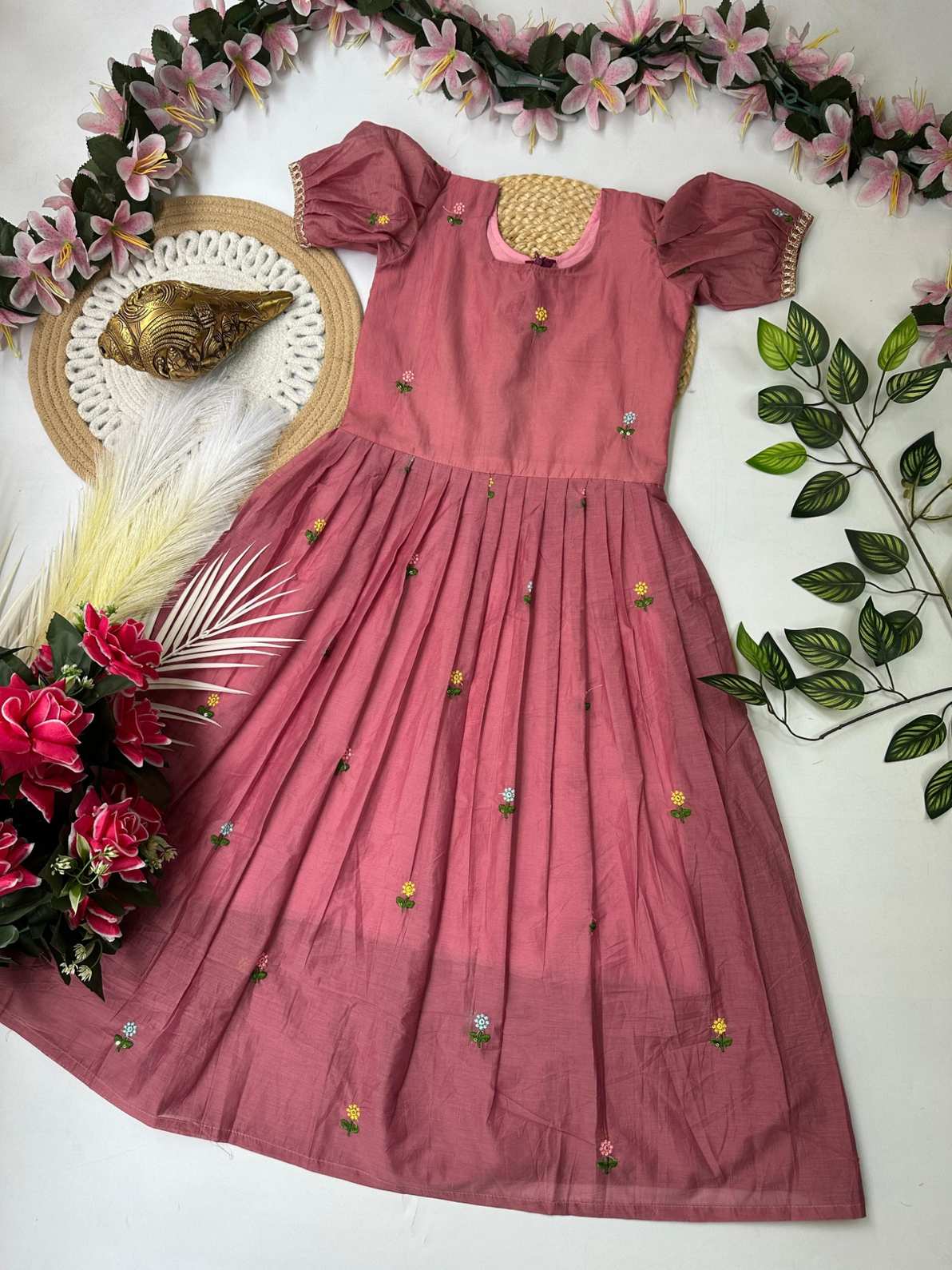 Kid's Threadwork Zipsy Silk Gowns