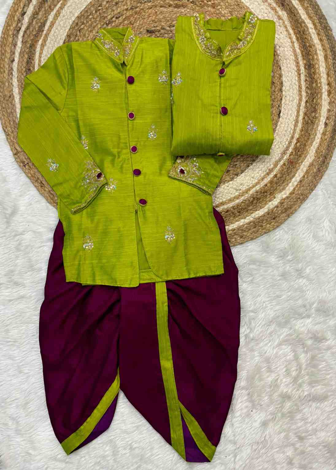 Raw Silk Family Outfits