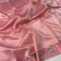 Fancy tissue silk saree – colour 5 – Arhas Couture