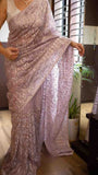 Organza Gotapatti Work Saree